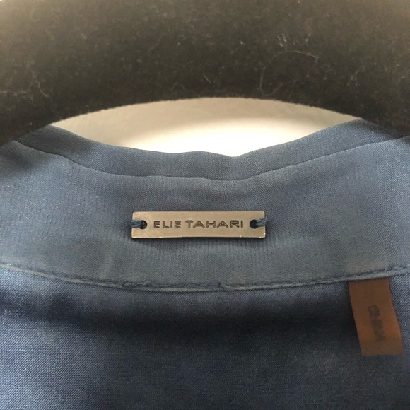 Elie Tahari Alejandra Silk Blend Blouse - Picture 8 of 8